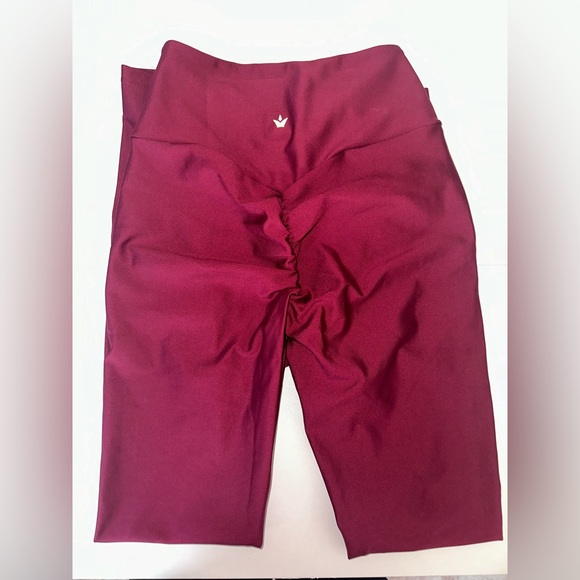 Brand new Obsession leggings size small cranberry color - Picture 6 of 7